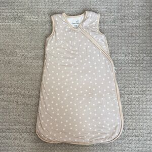 Cozy Beige Star Baby Sleep Sack Copper Pearl